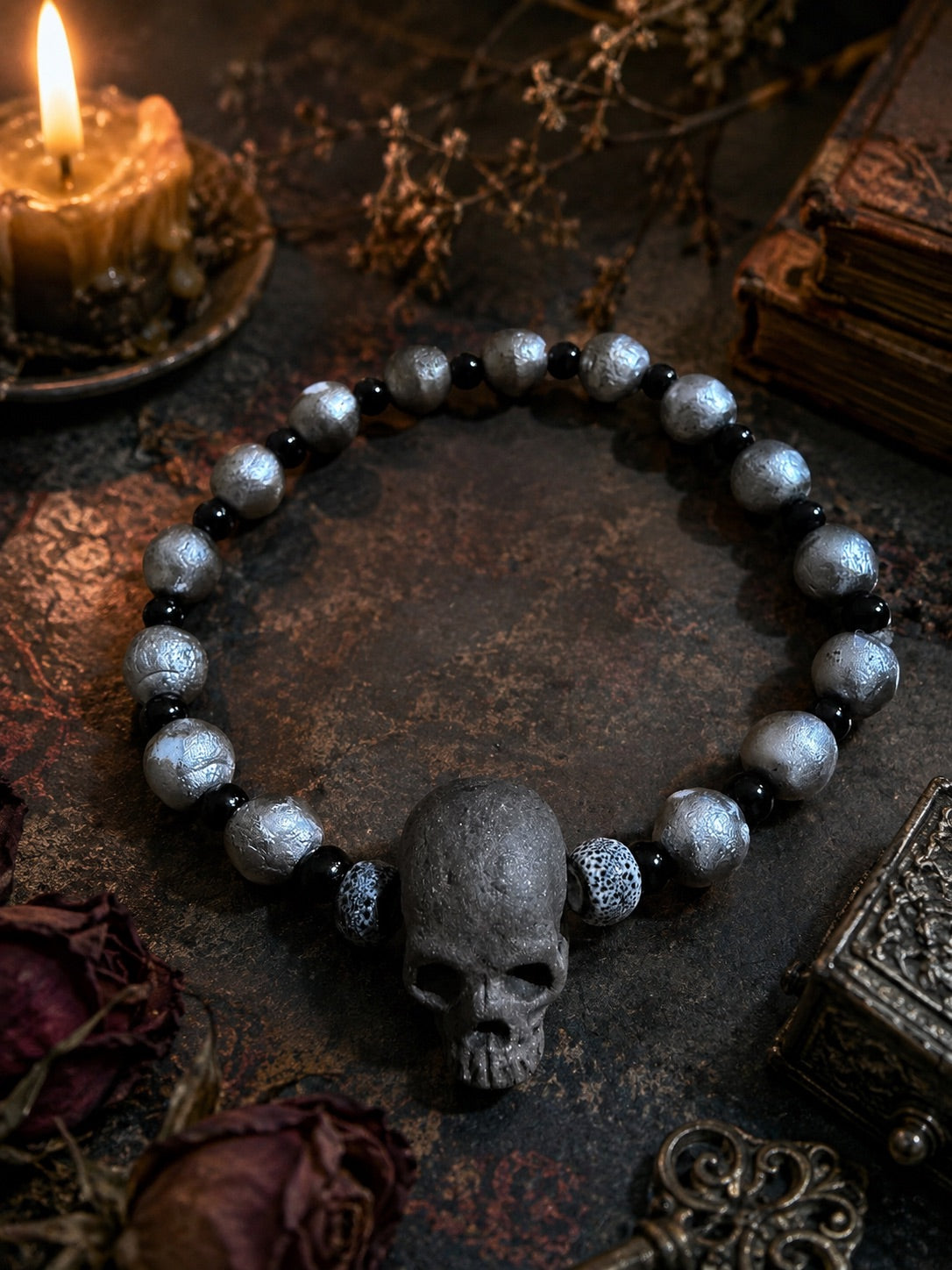 REAL SKULL BRACELET