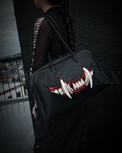 【MALICIOUS.X】Big cat fang Boston bag【受注生産】