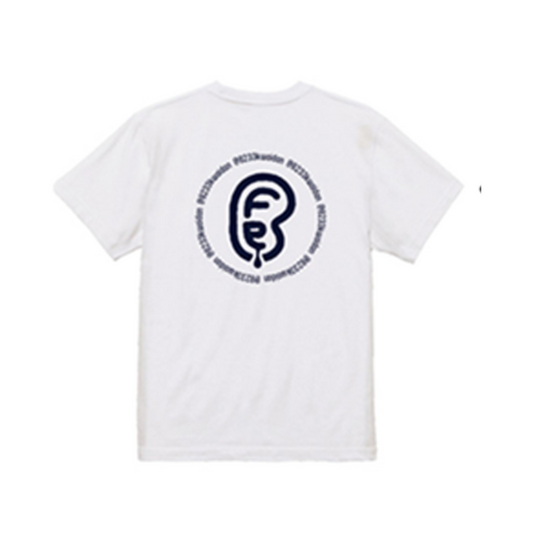 初耳怪談 ロゴTシャツ（B-type）ホワイト