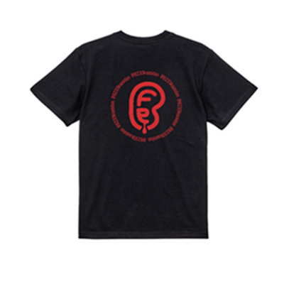 初耳怪談 ロゴTシャツ（B-type）ブラック