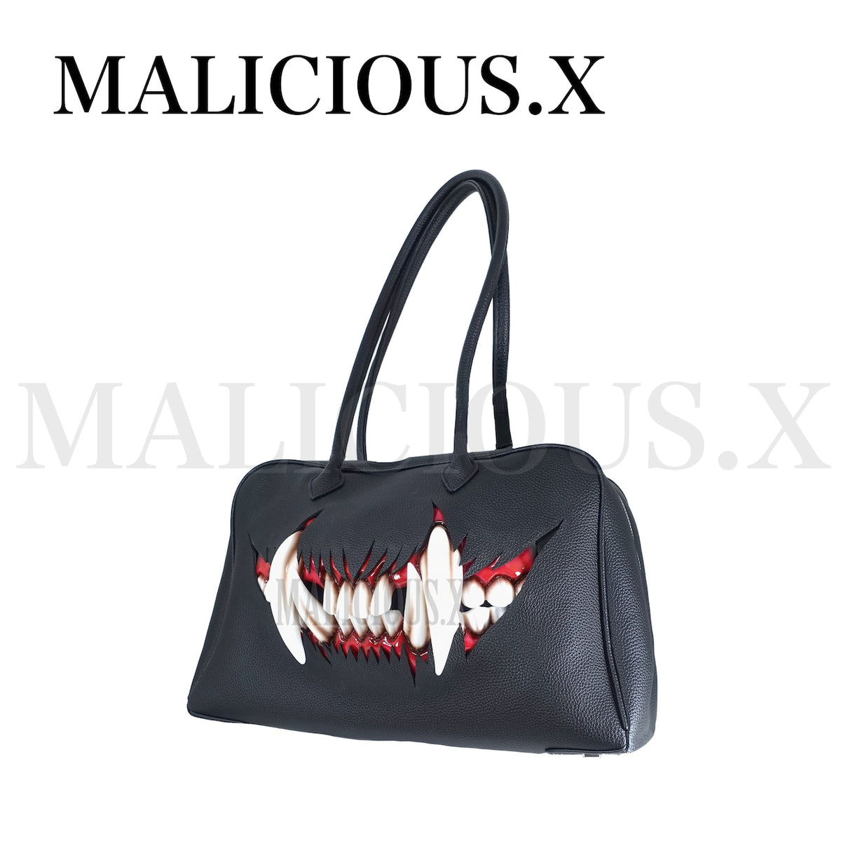 【MALICIOUS.X】Big cat fang Boston bag【受注生産】