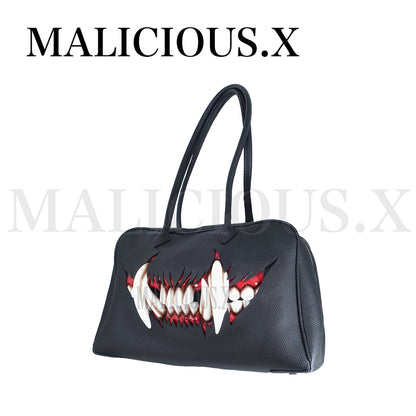【MALICIOUS.X】Big cat fang Boston bag【受注生産】