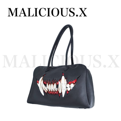 【MALICIOUS.X】Big cat fang Boston bag【受注生産】