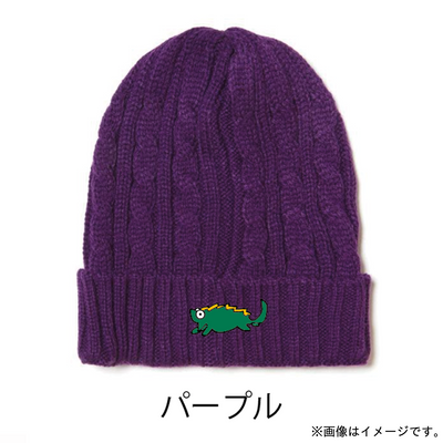 UMAZOO 刺繍ニットキャップ