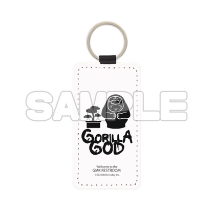GORILLA GODレザー合皮キーホルダー