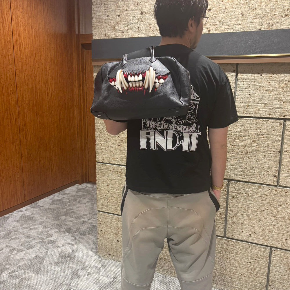 【MALICIOUS.X】Big cat fang Boston bag【受注生産】