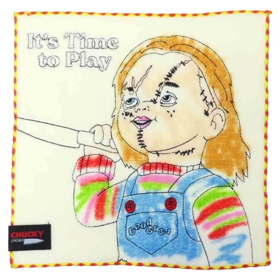 【ハンドタオル】CHUCKY チャッキー シャーリングミニタオル タイムトゥプレイタオル