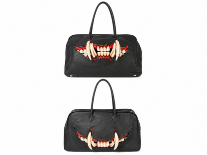 【MALICIOUS.X】Big Cat fang Boston bag（L）