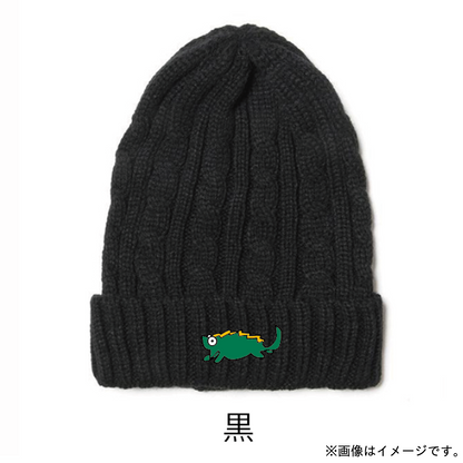 UMAZOO 刺繍ニットキャップ