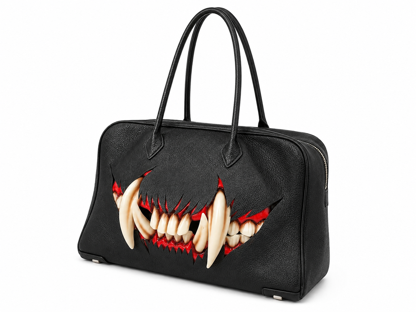 【MALICIOUS.X】Big Cat fang Boston bag（L）