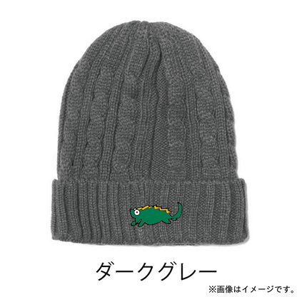 UMAZOO 刺繍ニットキャップ
