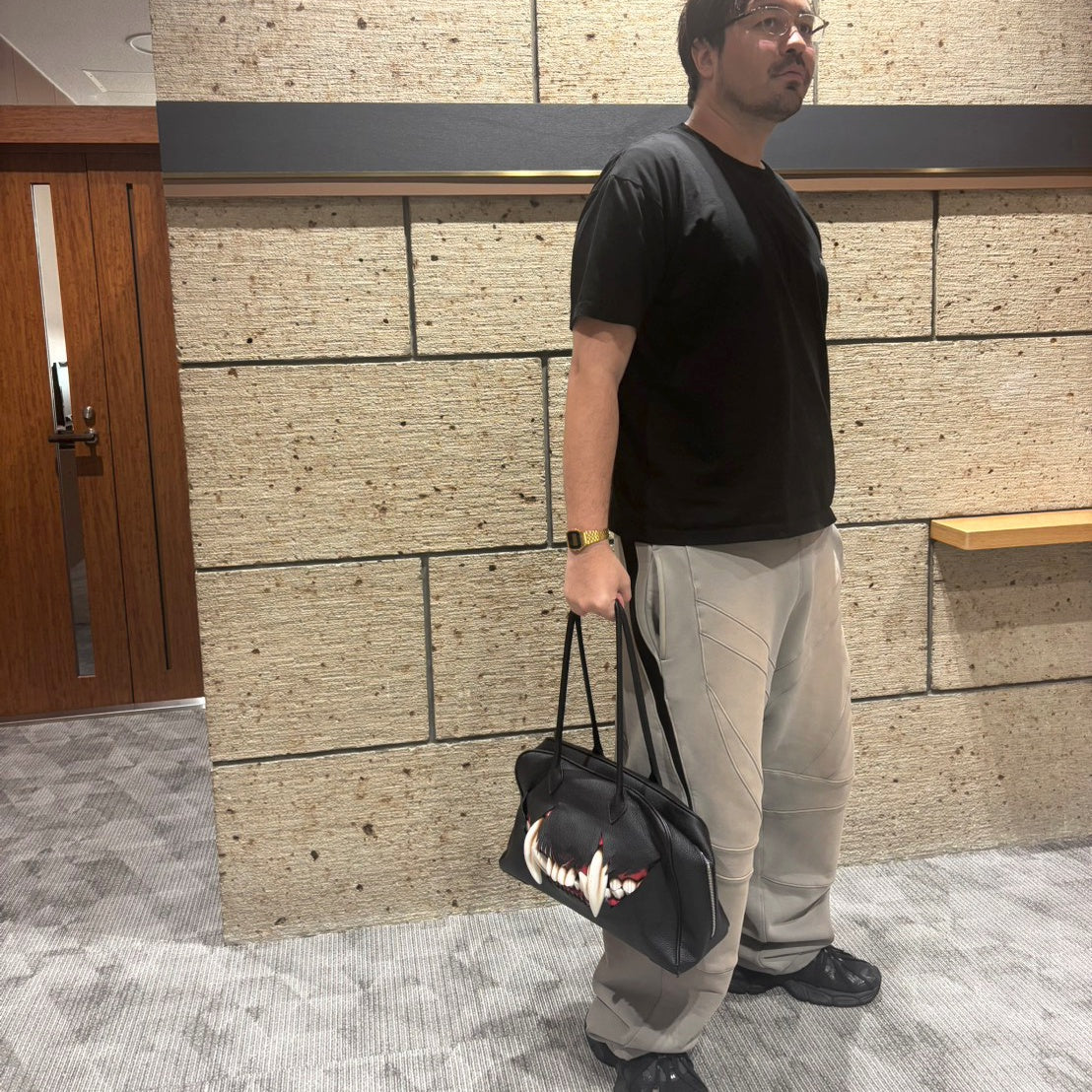 【MALICIOUS.X】Big cat fang Boston bag【受注生産】