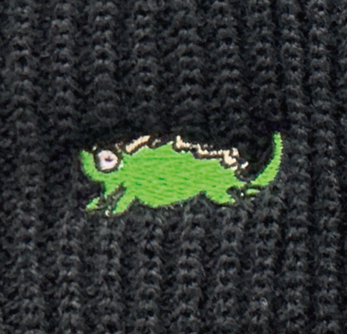 UMAZOO 刺繍ニットキャップ