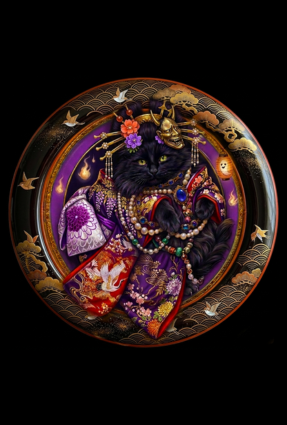 妖怪猫ポストカード【LouLouNoble】