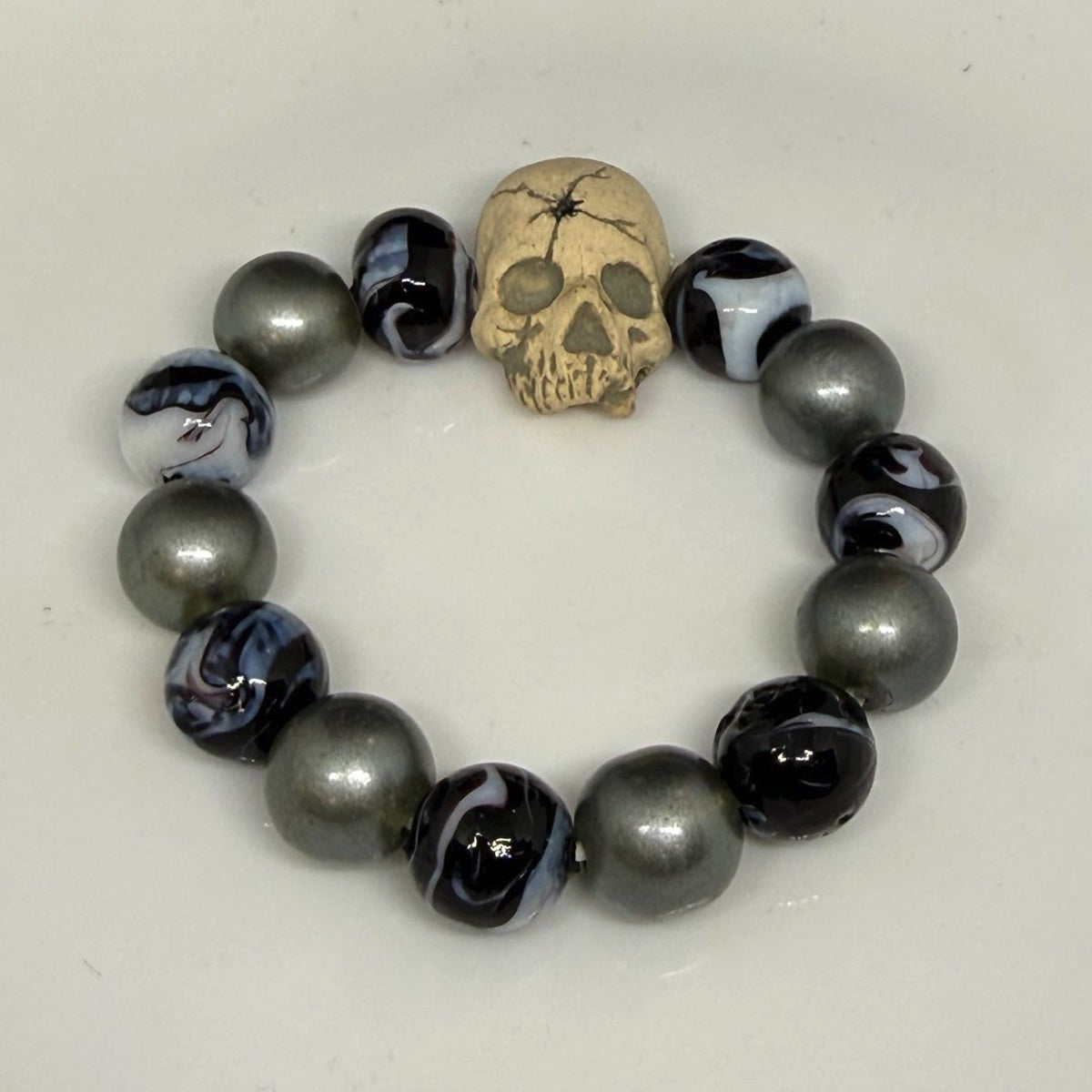 🖤💀 弾丸髑髏ブレスレット 💀🖤