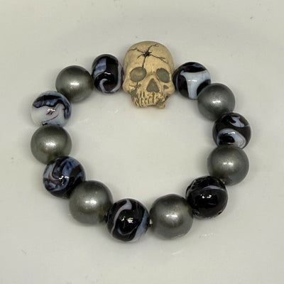 🖤💀 弾丸髑髏ブレスレット 💀🖤