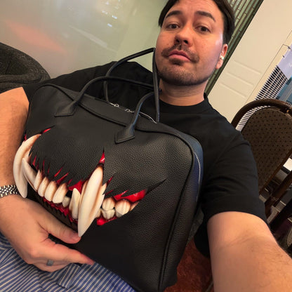 【MALICIOUS.X】Big cat fang Boston bag【受注生産】