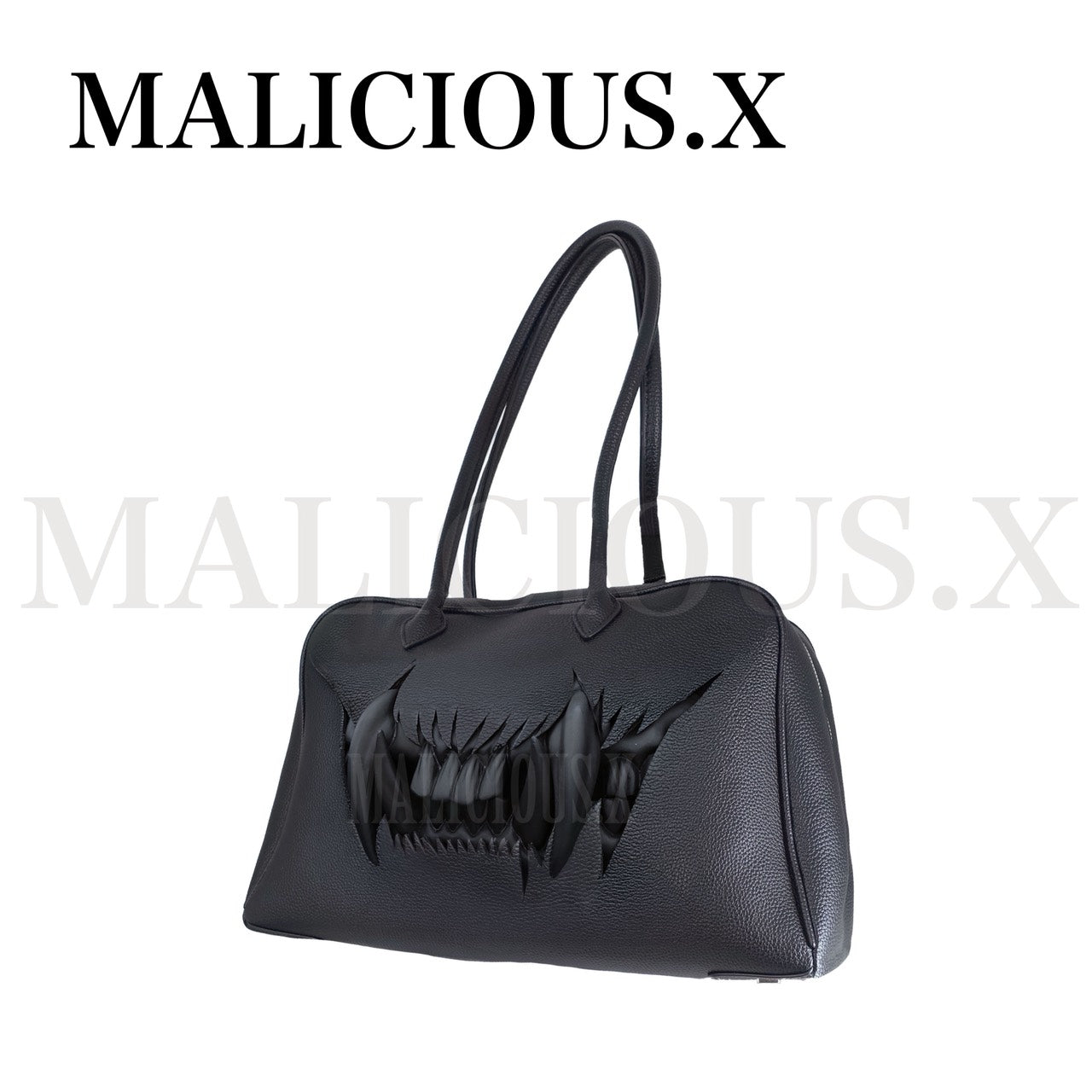 【MALICIOUS.X】Big cat fang Boston bag【受注生産】