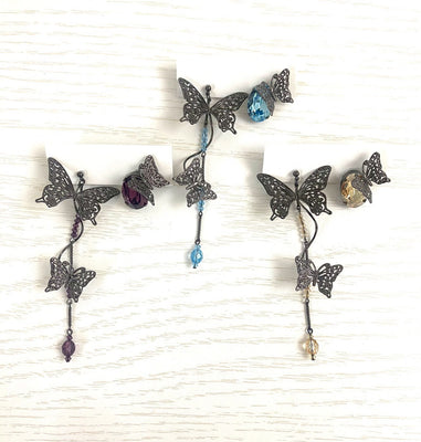 【BfP】アシンメトリーバタフライ・ピアス