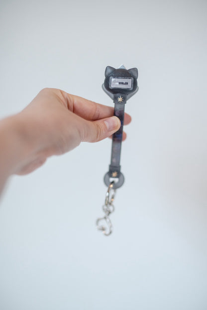 【NFCタグ付き】黒猫幽霊ステッキ