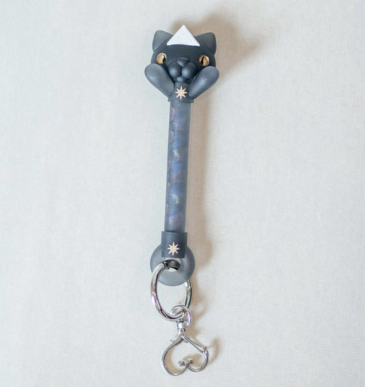 【NFCタグ付き】黒猫幽霊ステッキ