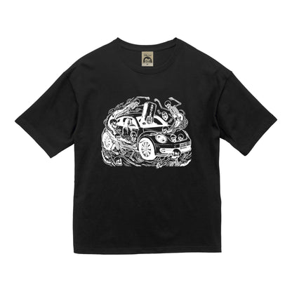 【hellbent lab.コラボ】ハニトラ梅木お化けカーの旅　完走応援Tシャツ